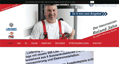 Desktop Screenshot of heizmeister.de
